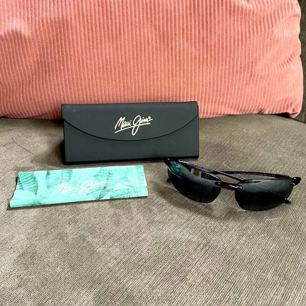 Maui Jim Ho ‘okipa rimless polarized MJ Sport sunglasses with case